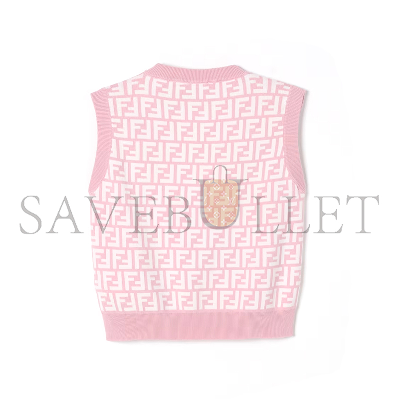 FENDI FF KNITTED VEST JFG200AQUHF1R4T